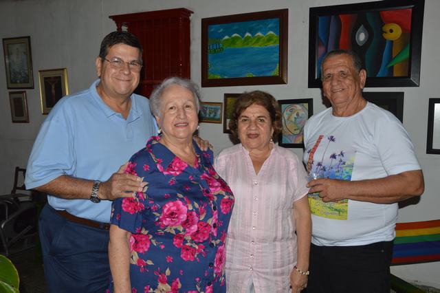Ximeno Durán, Theo Bahamón, Goretty Ángel y Vicente Huergo.